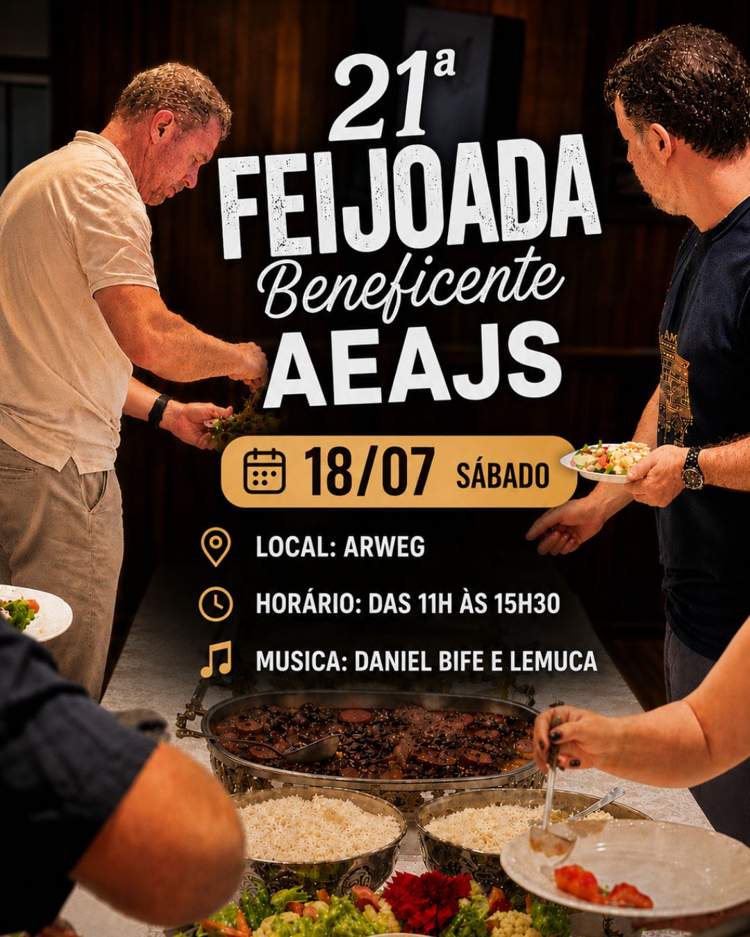  21ª Feijoada Beneficente da AEAJS 