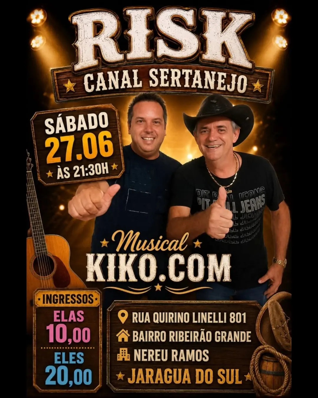 RISK CANAL SERTANEJO