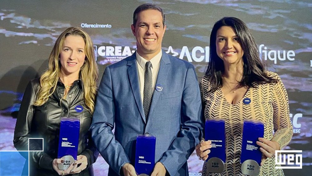 WEG é novamente destaque no Top of Mind, com reconhecimentos em três categorias e homenagem a Décio da Silva