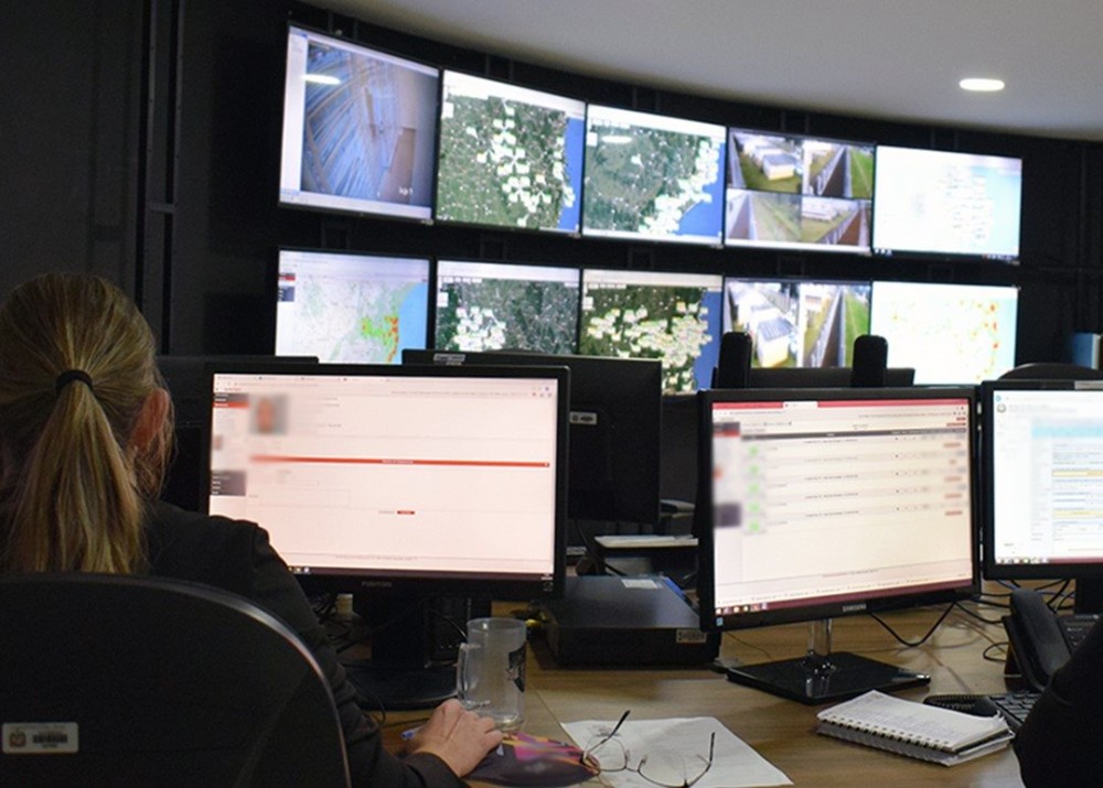 Central de monitoramento por vídeo é proposta para o Centro de Jaraguá do Sul