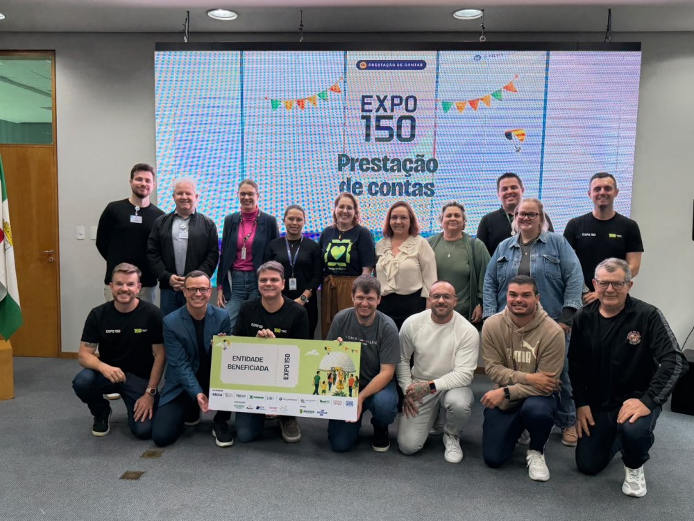 Comissão organizadora da EXPO 150 apresenta balanço e prestação de contas do evento