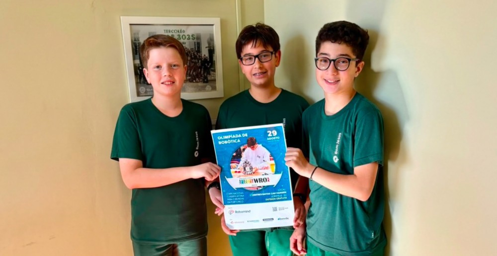 Alunos do Colégio Bom Jesus disputam etapa nacional da World Robot Olympiad em Joinville