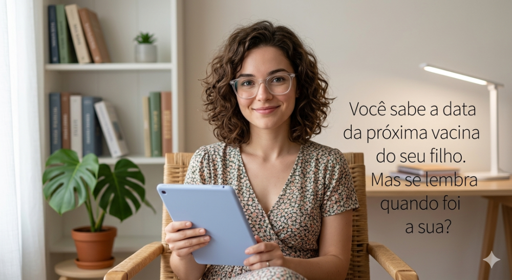 Você sabe a data da próxima vacina do seu filho. Mas se lembra quando foi a sua?