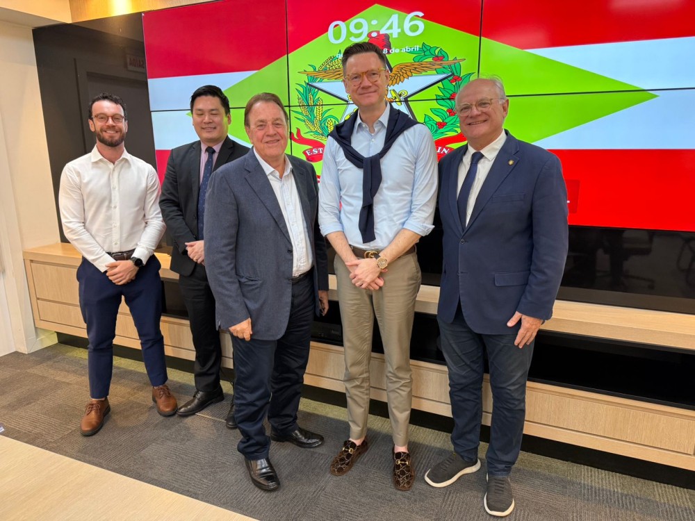 Em reunião na Fazenda, Dr. Vicente defende reforço na infraestrutura energética para Jaraguá do Sul