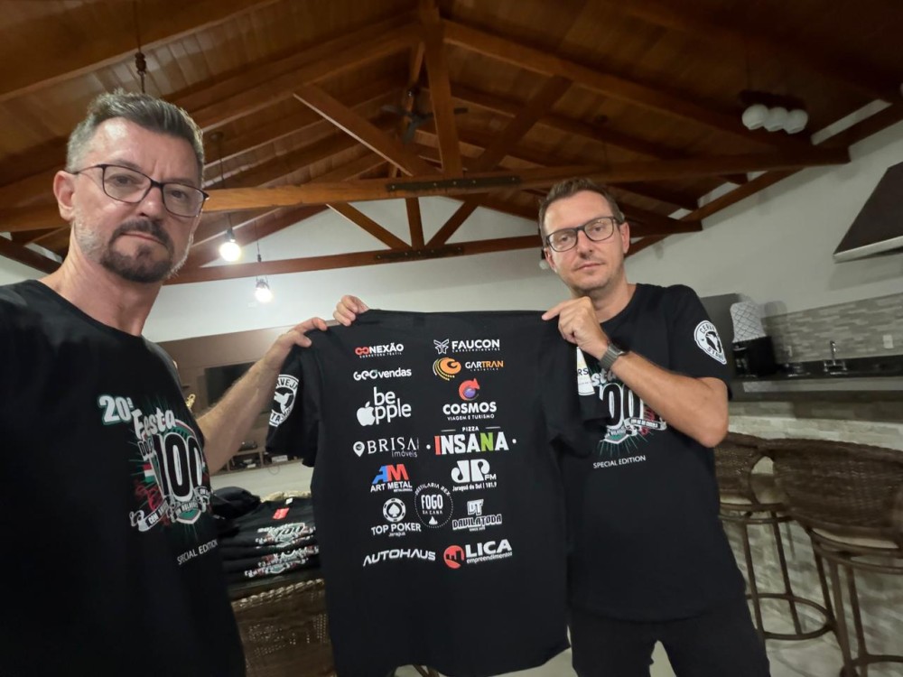 FESTA DOS 100 CHEGA À 20ª EDIÇÃO E REÚNE CERCA DE 500 AMIGOS EM JARAGUÁ DO SUL