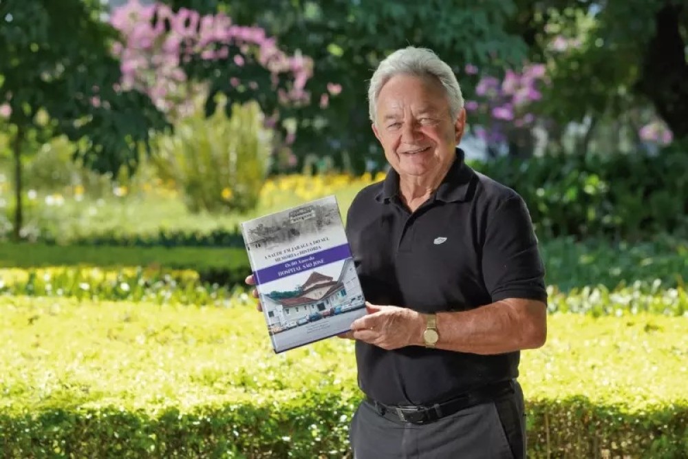 Vicente Donini participa de encontro sobre sua trajetória na 2ª Bienal Internacional do Livro de Jaraguá do Sul