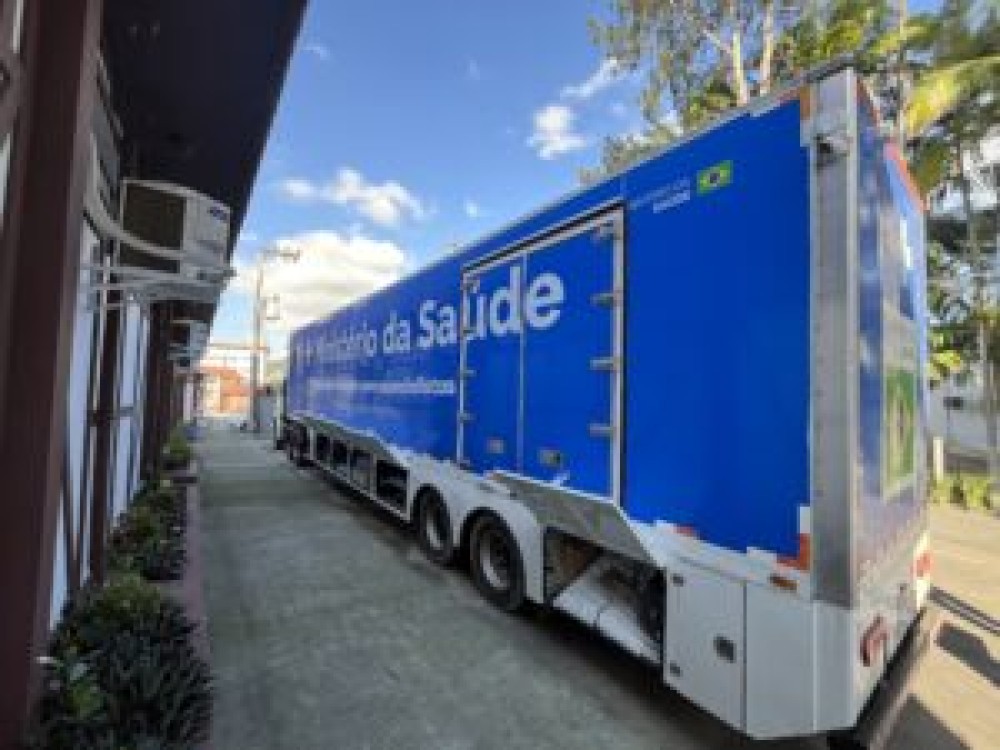 Carreta do Ministério da Saúde chega a Jaraguá do Sul