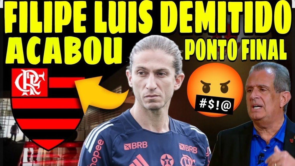 DEMITIDO! Jaraguaense Filipe Luis está fora do Flamengo