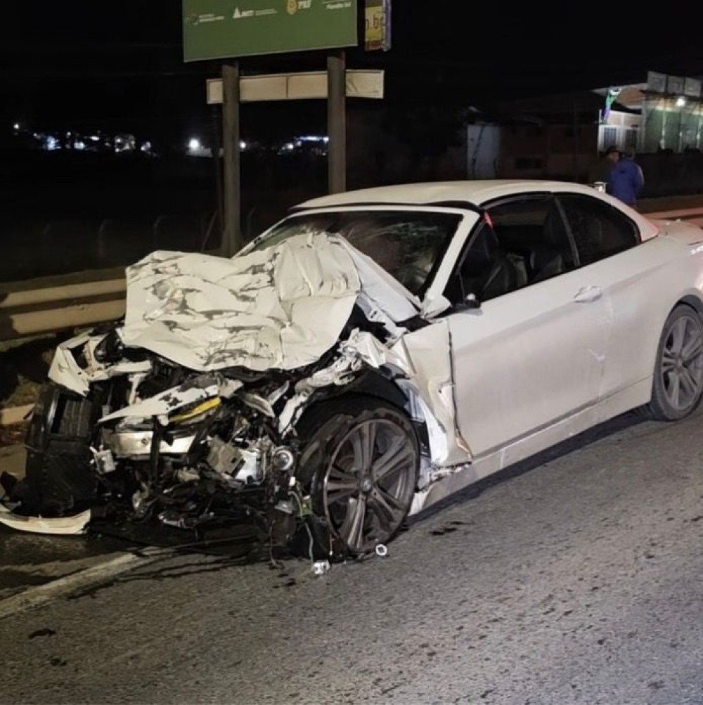 Vice-prefeito de Lages bateu BMW ao tentar fugir de prisão