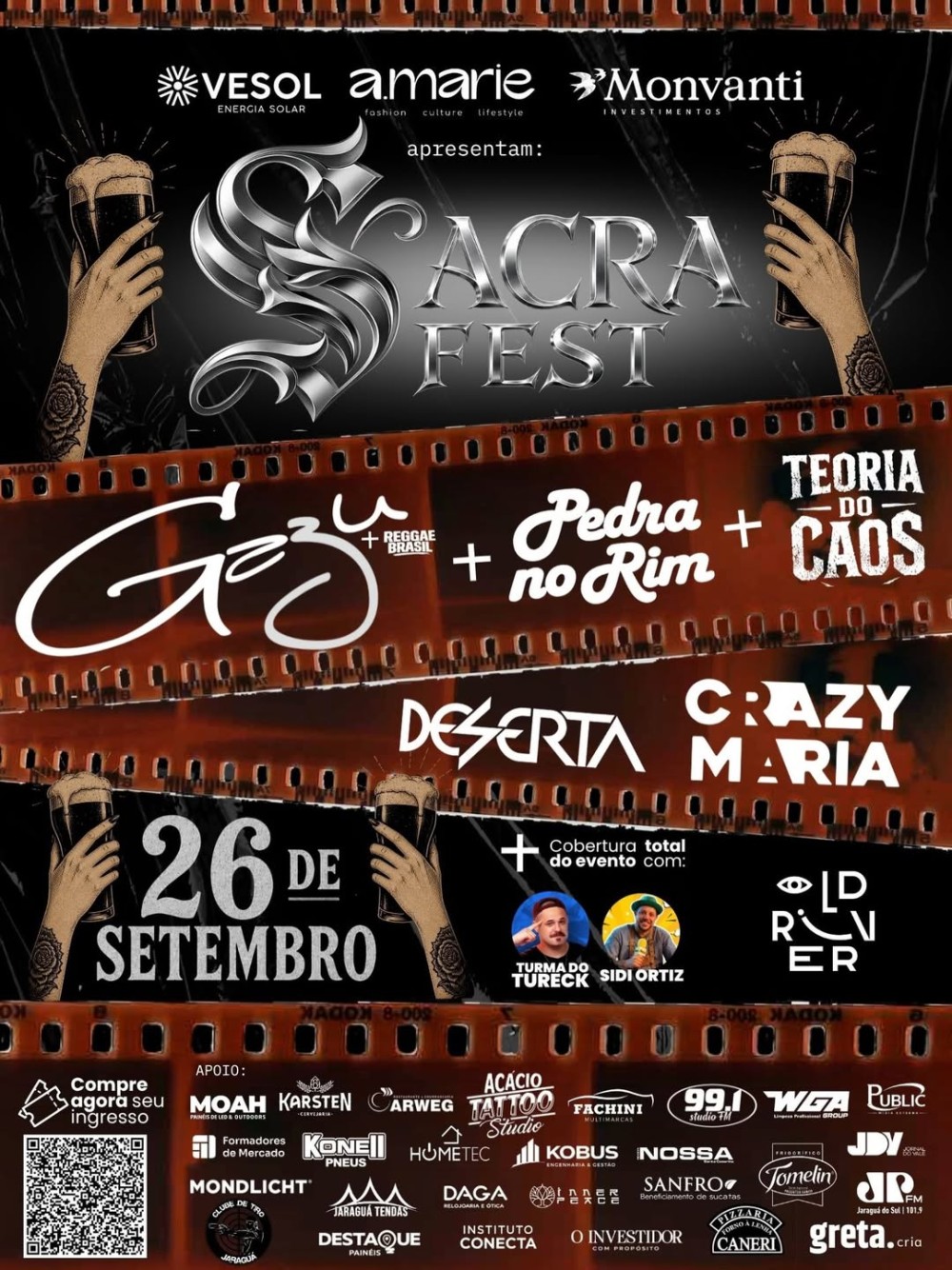 SacraFest realiza sua segunda edição e convida o público a reviver a história de um dos bares mais conhecidos de Jaraguá do Sul