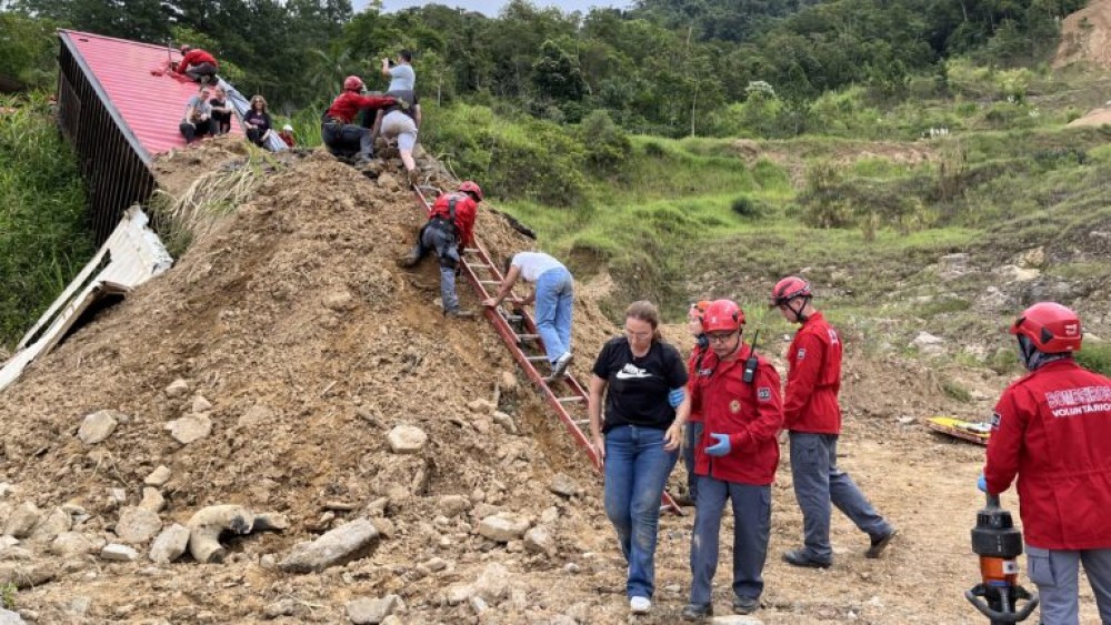 Simulado reforça preparo de Jaraguá do Sul para desastres naturais