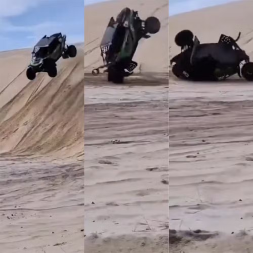 VÍDEO: Vídeo flagra momento em que piloto sofre acidente em prova de rally