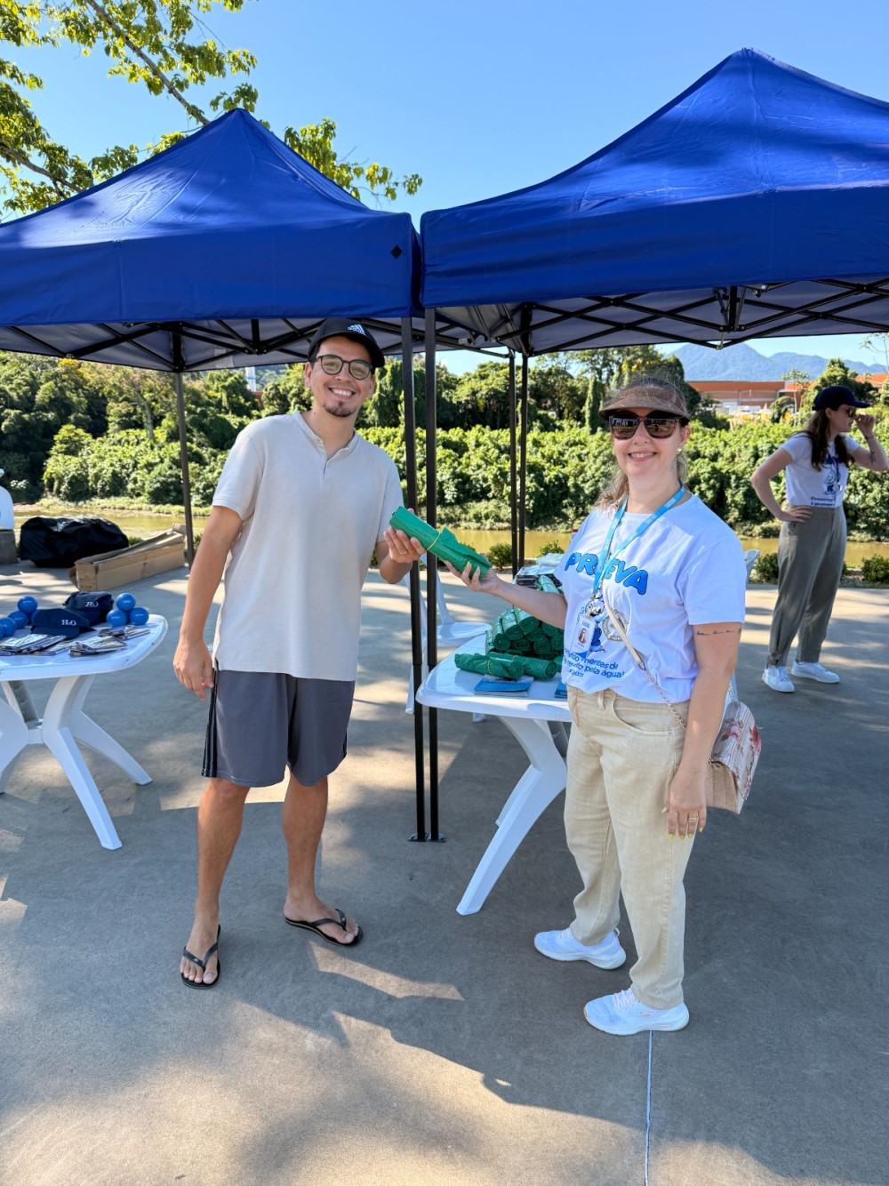 Samae realiza ação de educação ambiental no Parque Linear Via Verde