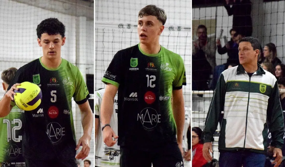 Representantes de Jaraguá do Sul integram a Seleção Brasileira de Vôlei