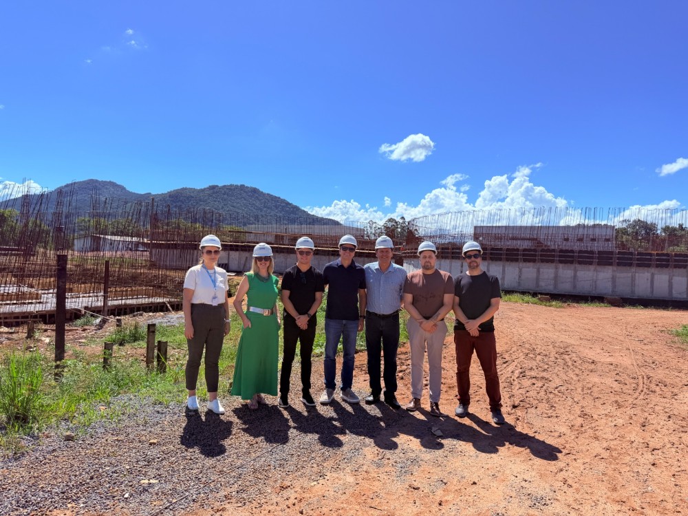 Entidades visitaram a obra da Estação de Tratamento de Esgoto no Centenário