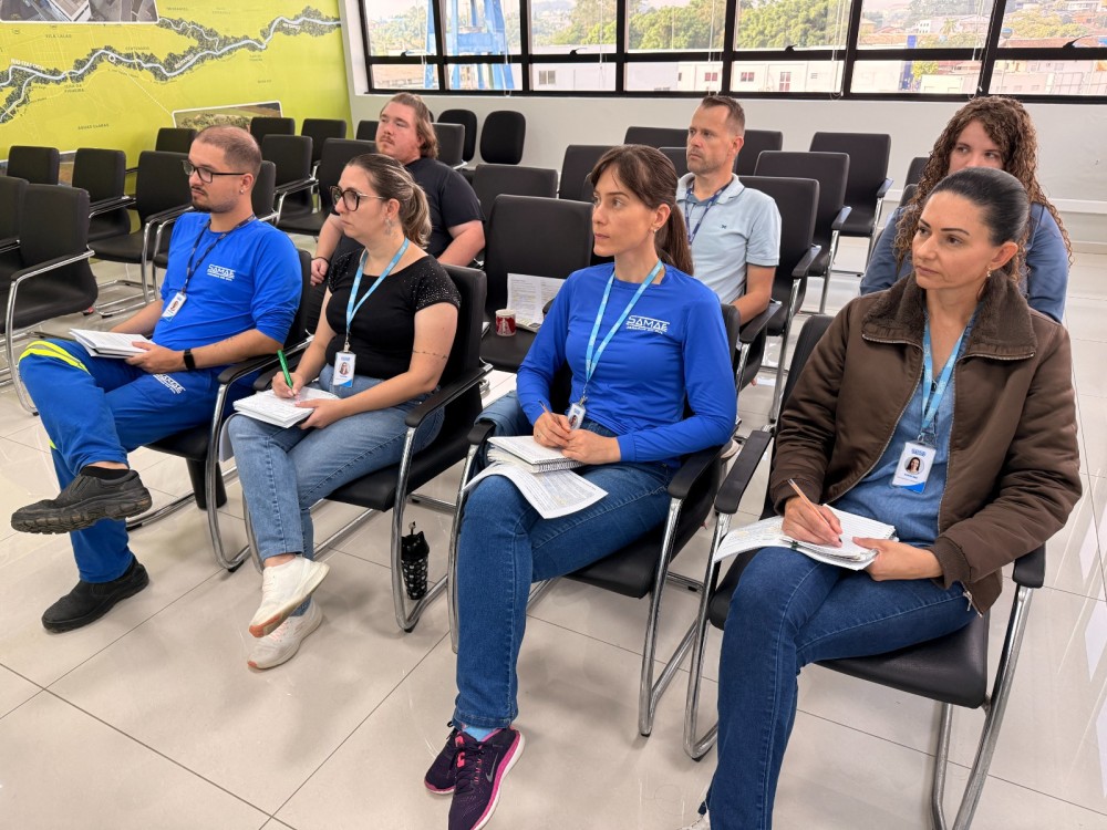 Servidores do Samae participam de treinamento sobre a norma ISO 17025