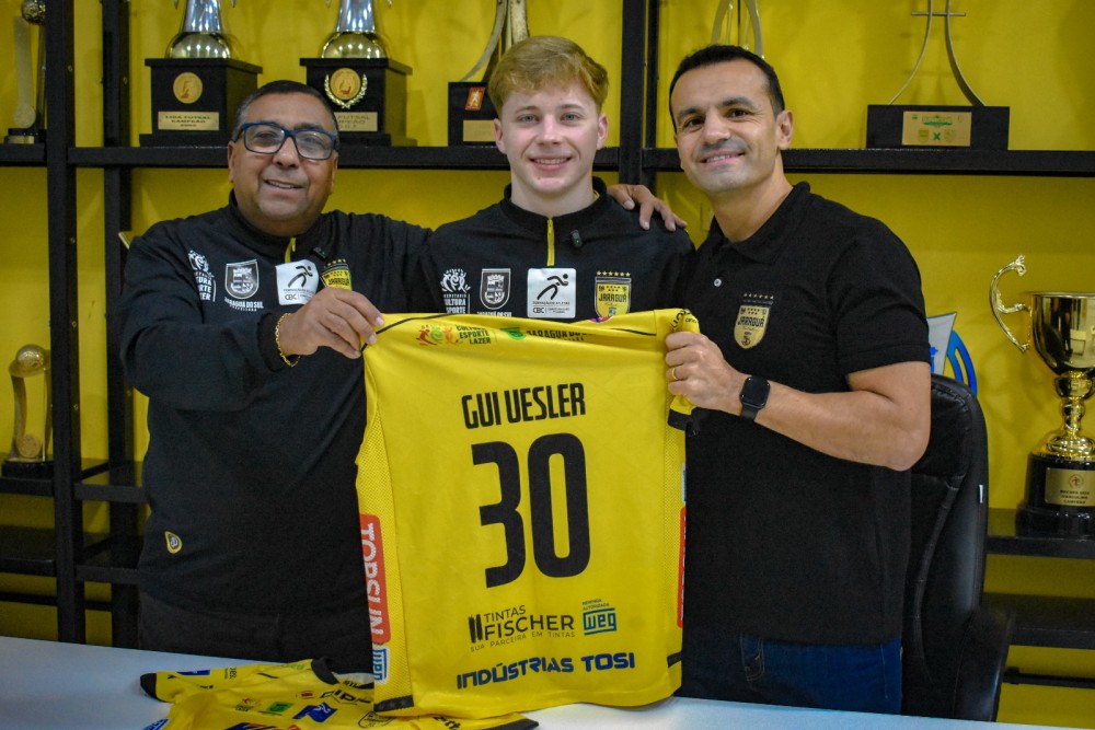 Jaraguá Futsal renova contrato de Gui Uesler até o fim de 2029