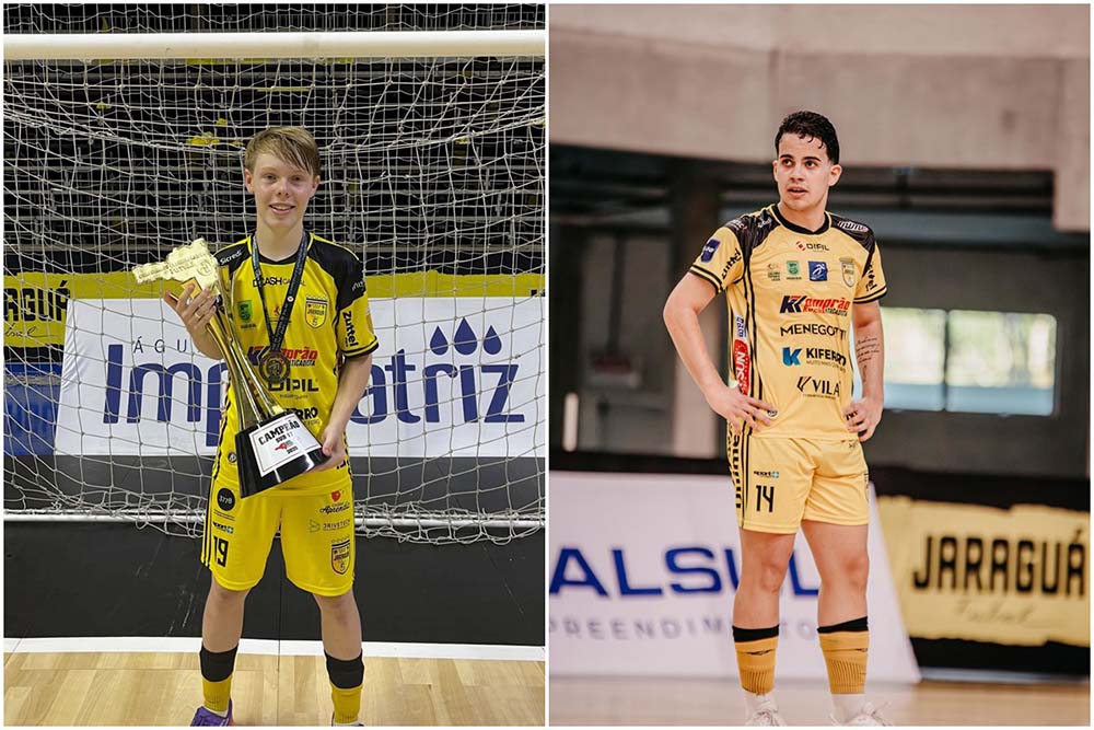 Dupla do Jaraguá Futsal disputará a Nations League com a Seleção Brasileira Sub-17
