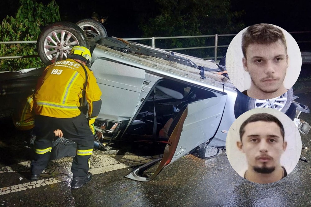 Dois jovens de 18 anos morrem após colisão entre dois carros em Blumenau