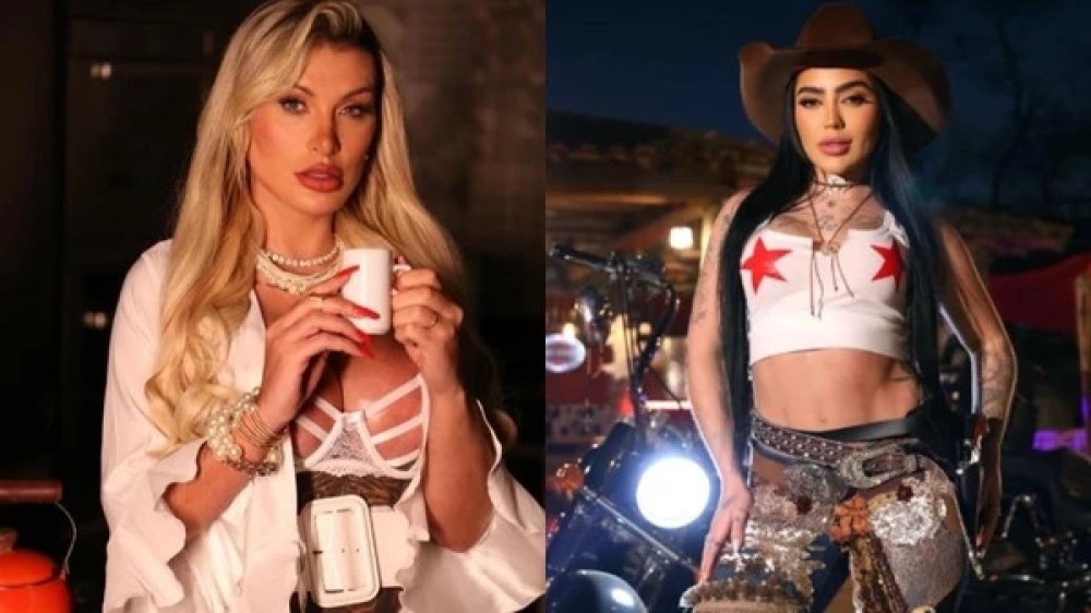VÍDEO: Andressa Urach e MC Mirella saem no tapa durante festa e briga termina com cabelo arrancado no dente