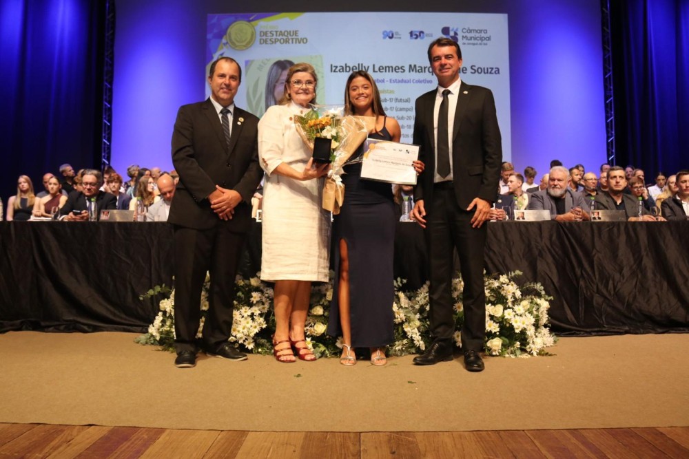 Veja as fotos da sessão solene de entrega do Prêmio Destaque Desportivo 2026 na Scar na última terça-feira, 12