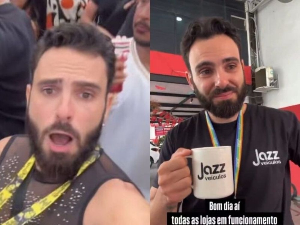 Funcionário bebe demais em show dos Ensaios da Anitta e acaba postando vídeos no perfil da empresa