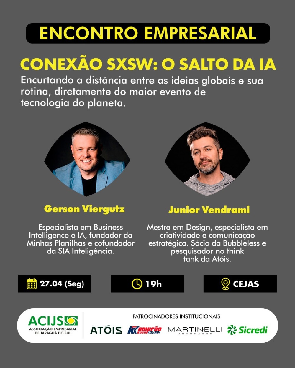 Especialistas debatem na ACIJS, dia 27, avanços da IA no mundo empresarial