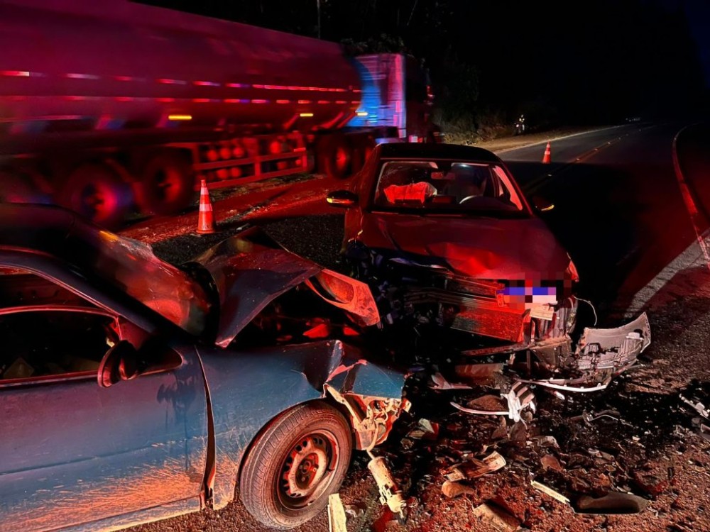 Motorista foge após provocar colisão frontal na BR-280 em Jaraguá do Sul