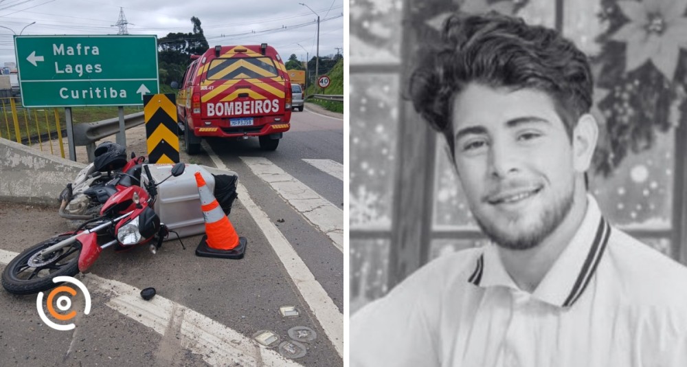 TRAGÉDIA NA ESTRADA: Jovem de 21 anos morre após sofrer grave acidente de trânsito em SC