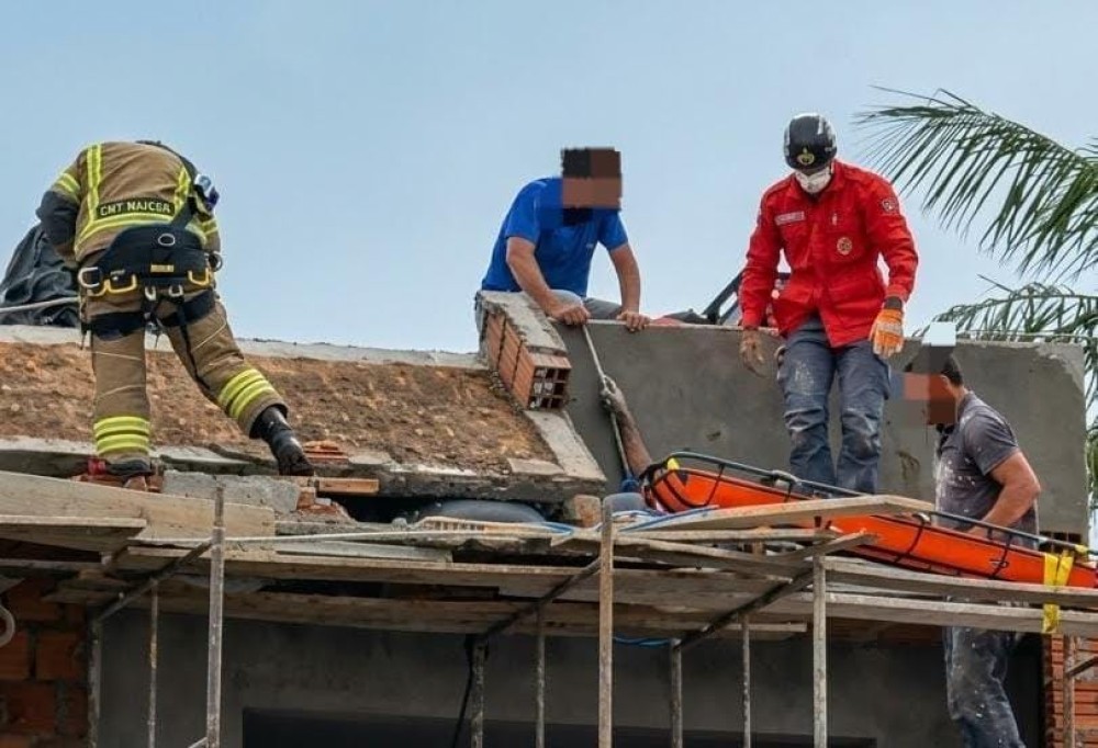 Trabalhador venezuelano morre após marquise desabar em Guaramirim