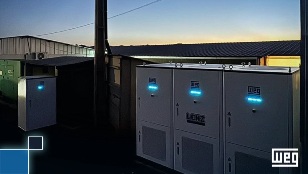WEG impulsiona autonomia energética no agronegócio com solução BESS integrada à geração solar