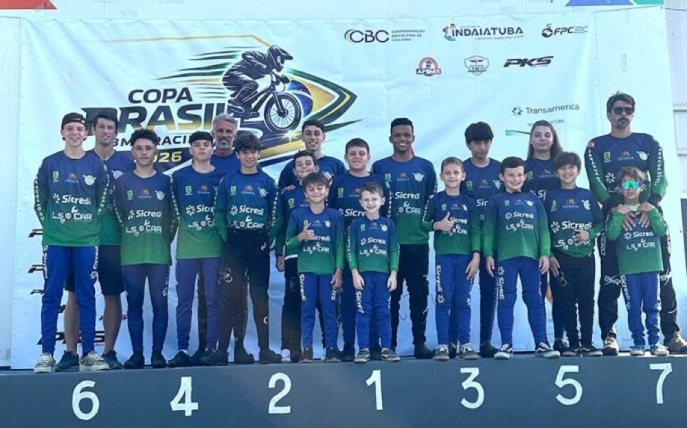 Jaraguaenses conquistam 28 pódios nas copas Brasil e Penks de BMX