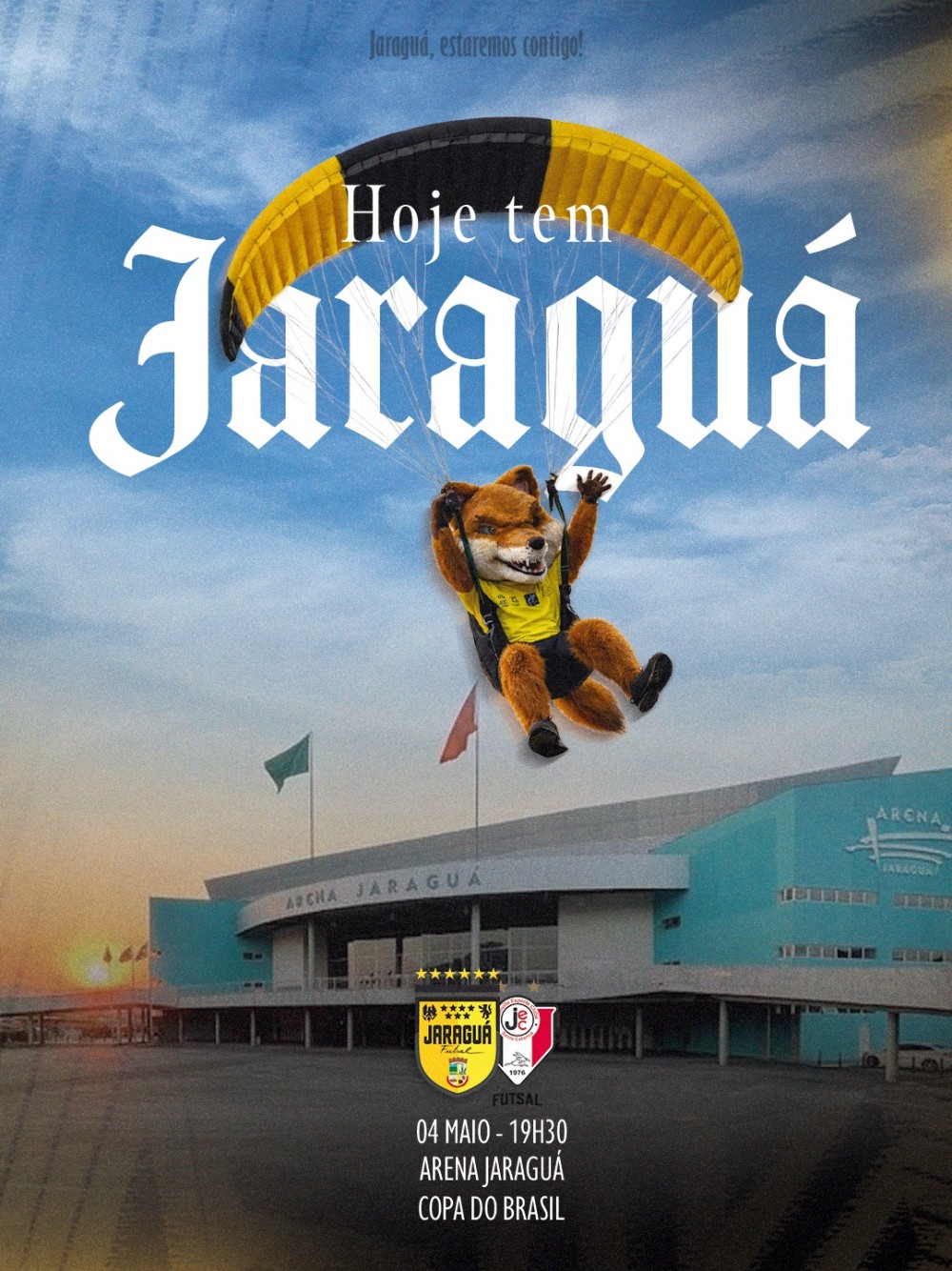 Jaraguá Futsal encara rival no primeiro duelo das oitavas da Copa do Brasil