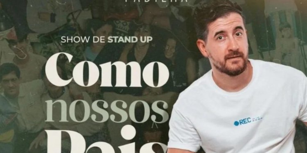 Afonso Padilha se apresenta em Jaraguá do Sul neste mês com Stand Up 