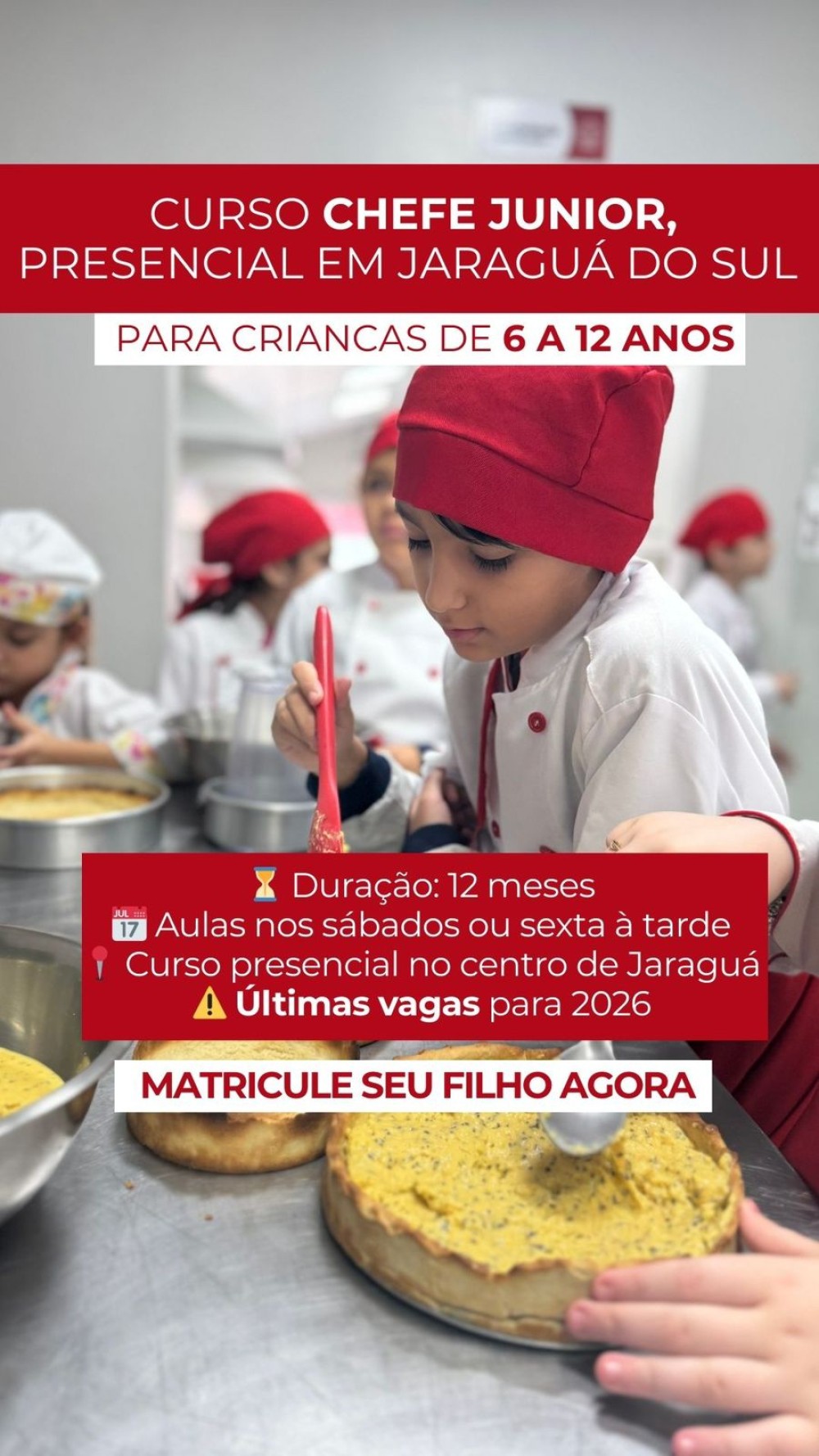 Pequenos Chefs, Grandes Descobertas: a gastronomia como aprendizado para a vida