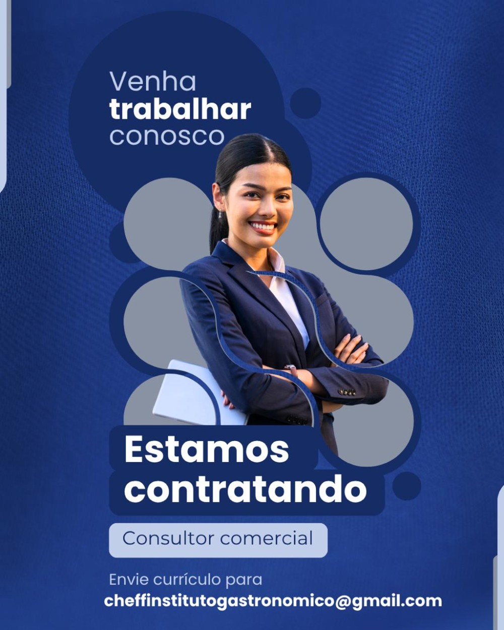 Cheff Instituto Gastronômico abre vaga para Consultor(a) Comercial com ganhos de até R$ 9 mil