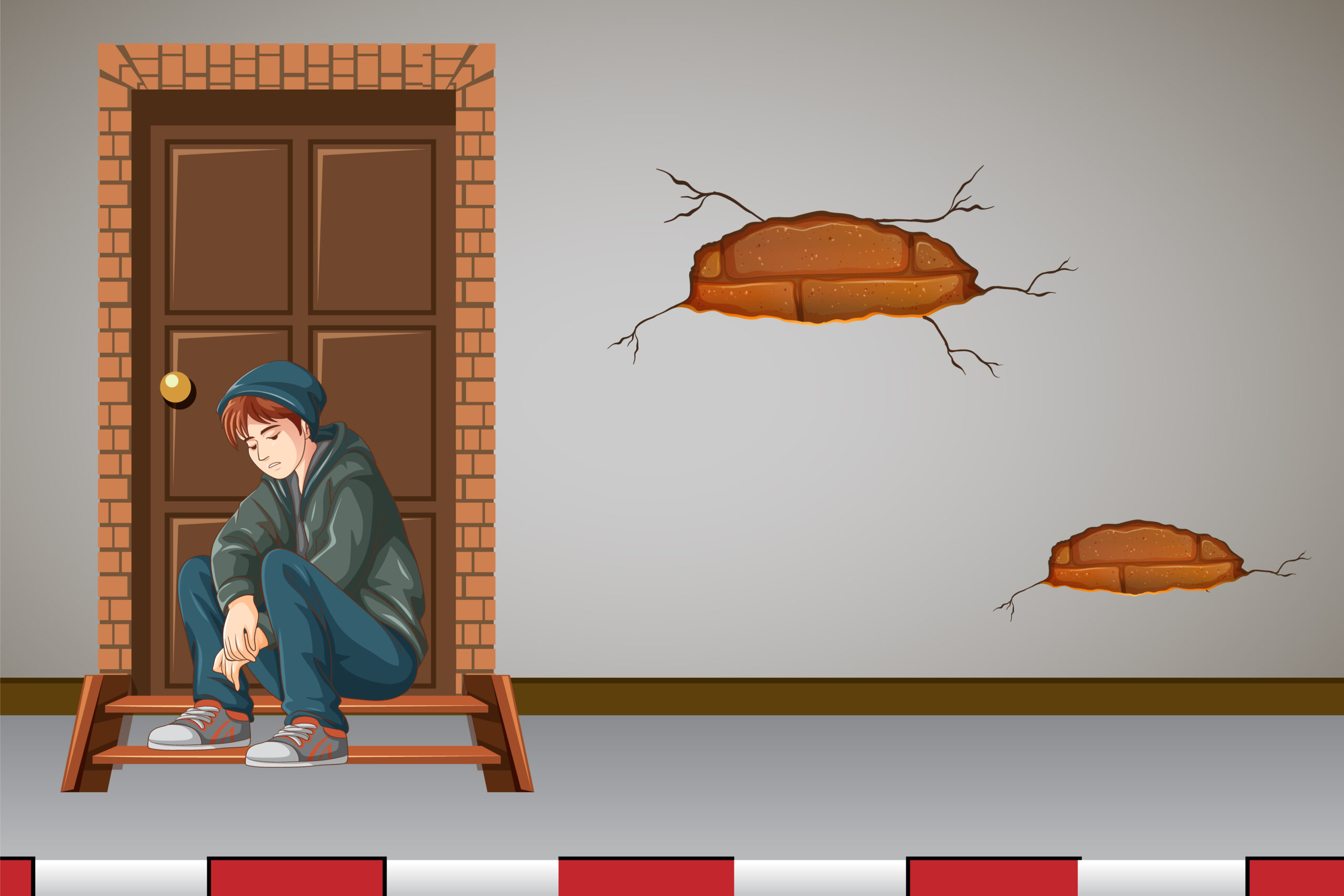 Como saber se preciso me preocupar quando aparece uma trinca na minha parede?