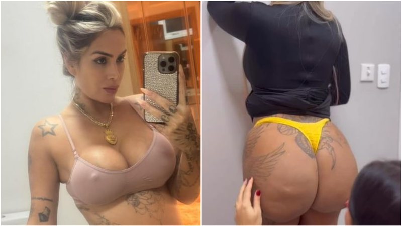 Modelo mostra hidrogel podre vazando do bumbum e assusta web