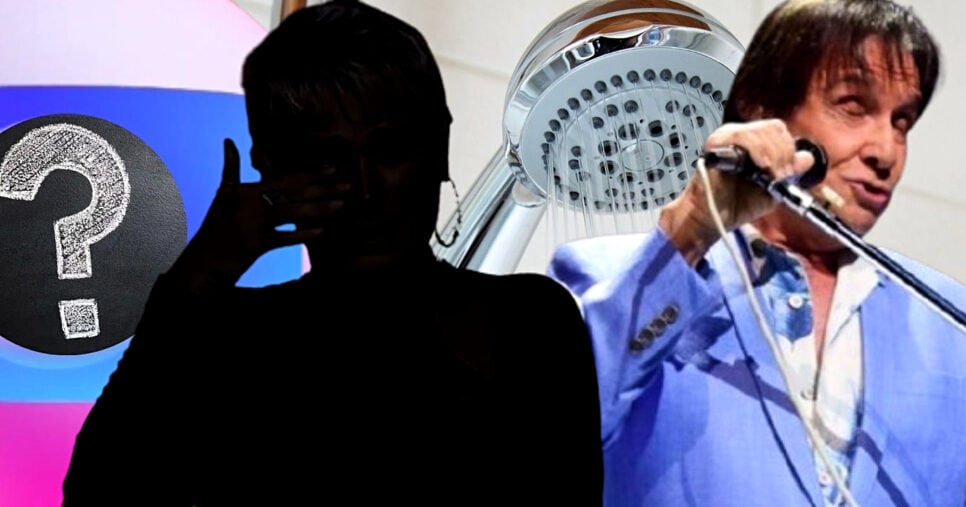 SAIU CORRENDO: O motivo pelo qual Roberto Carlos tomou banho após abraçar estrela da Globo