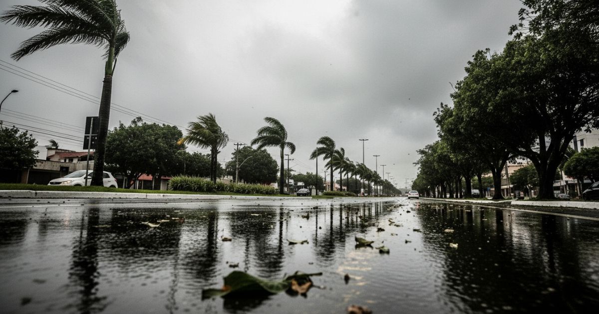 Ciclone ameaça região com rajadas de até 80 km/h e risco de estragos