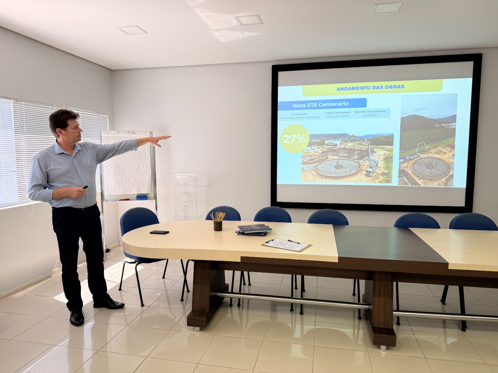 Conselho Municipal de Saneamento realizou reunião na sexta-feira