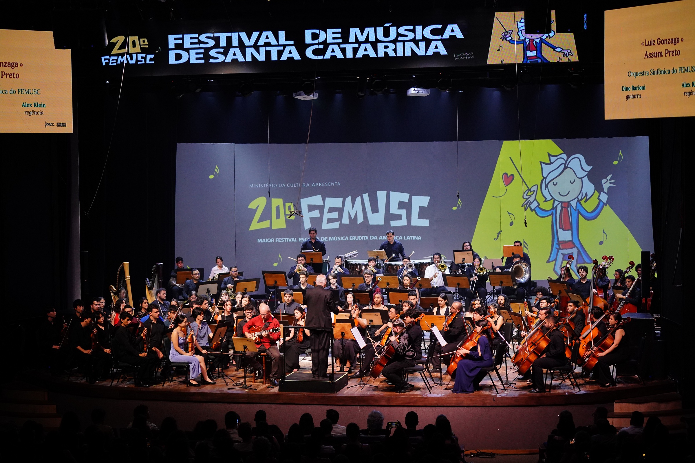 ?Femusc celebra 21 anos com mais de 200 concertos gratuitos e homenageia os 150 anos de Jaraguá do Sul