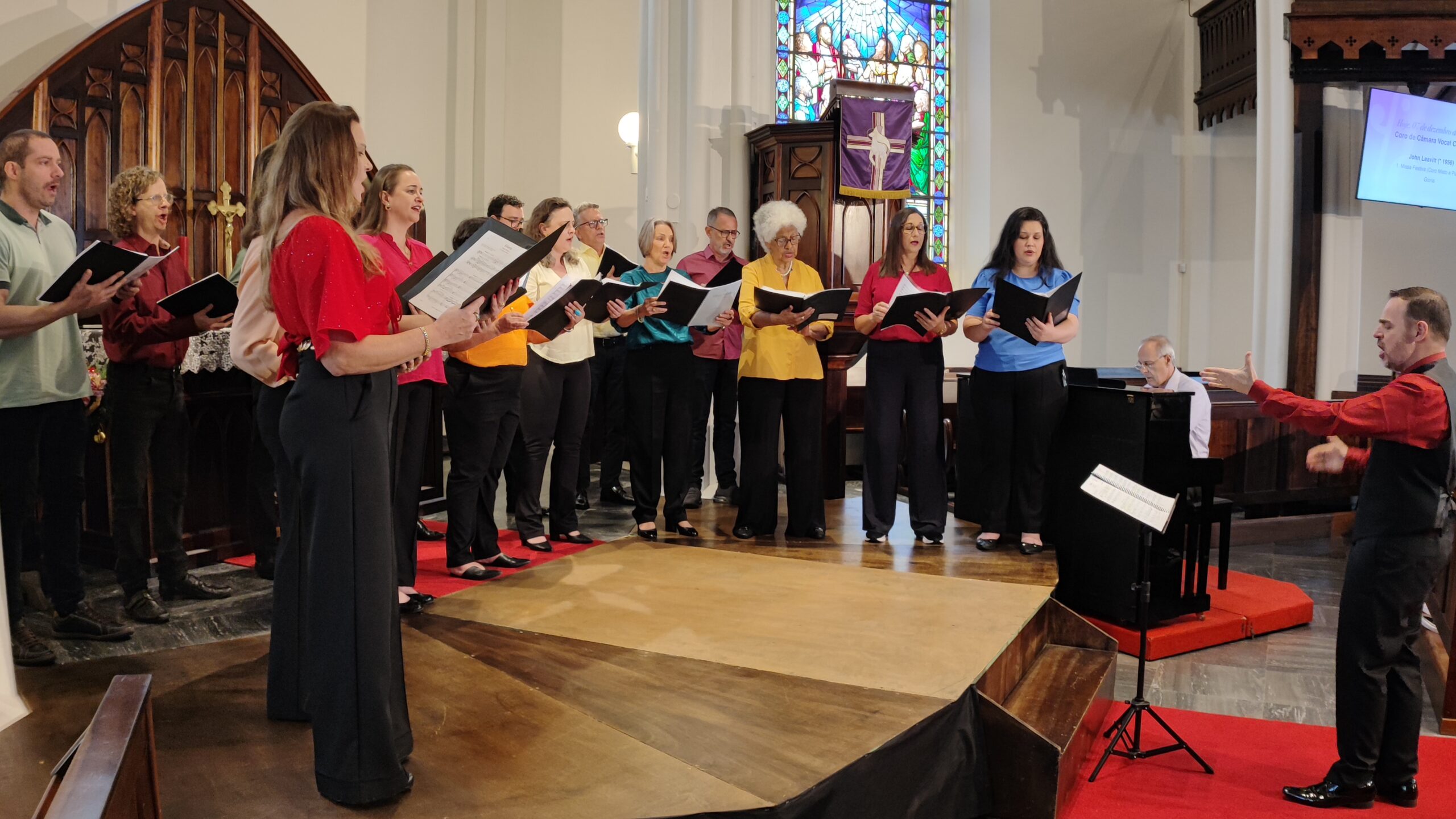Vocal Consort Blumenauensis se apresenta no dia 14 de dezembro na Série de Grandes Concertos da Igreja Luterana de Blumenau
