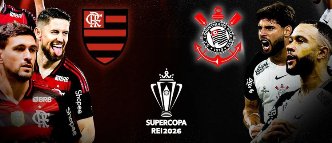 Supercopa: venda de ingressos para Flamengo x Corinthians está aberta