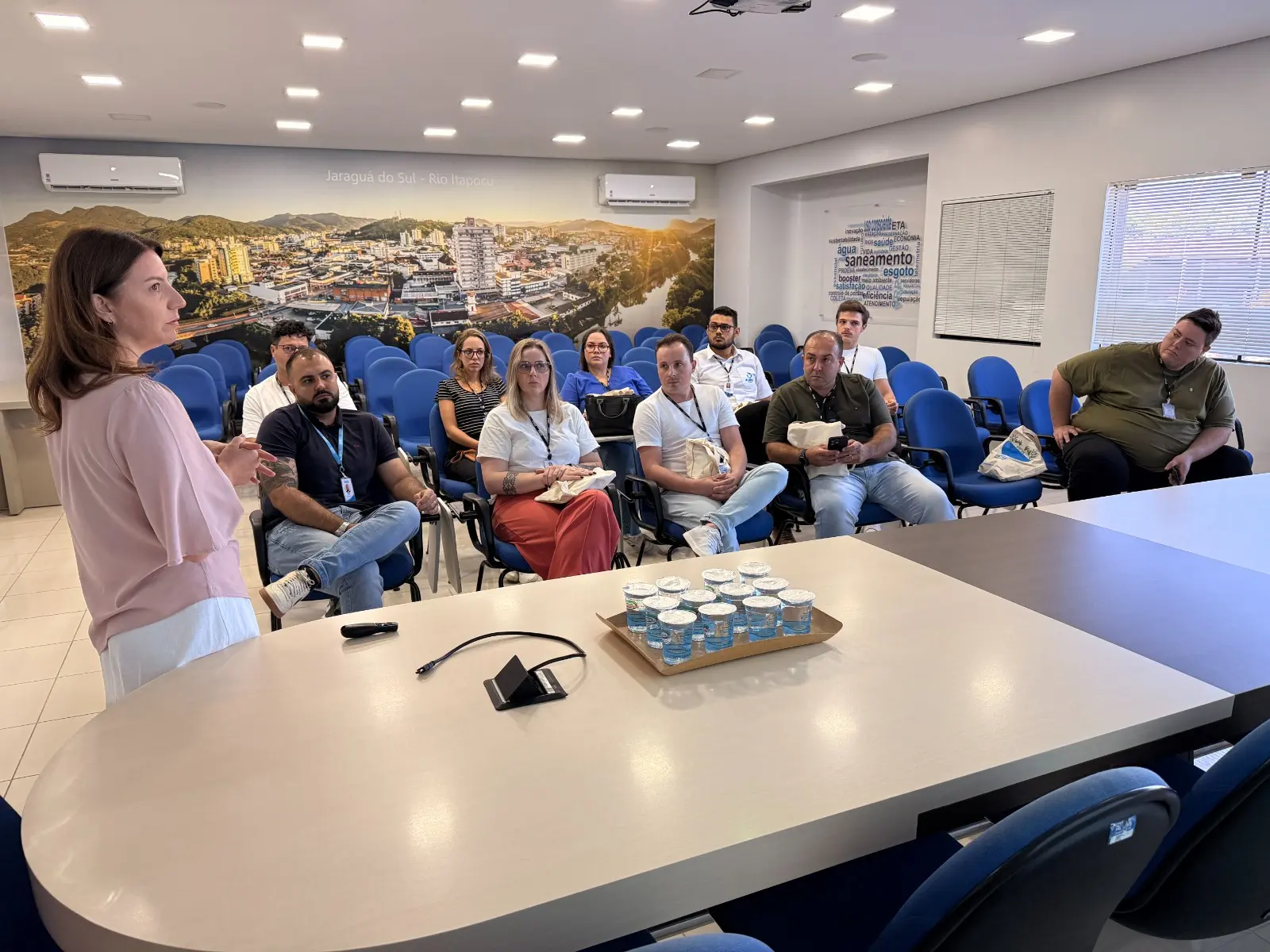 Samae recebe comitiva do Samae de Blumenau